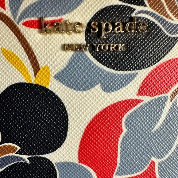 Kate Spade Cameron Breezy floral leather slim bifold wallet - Picture 3 of 8